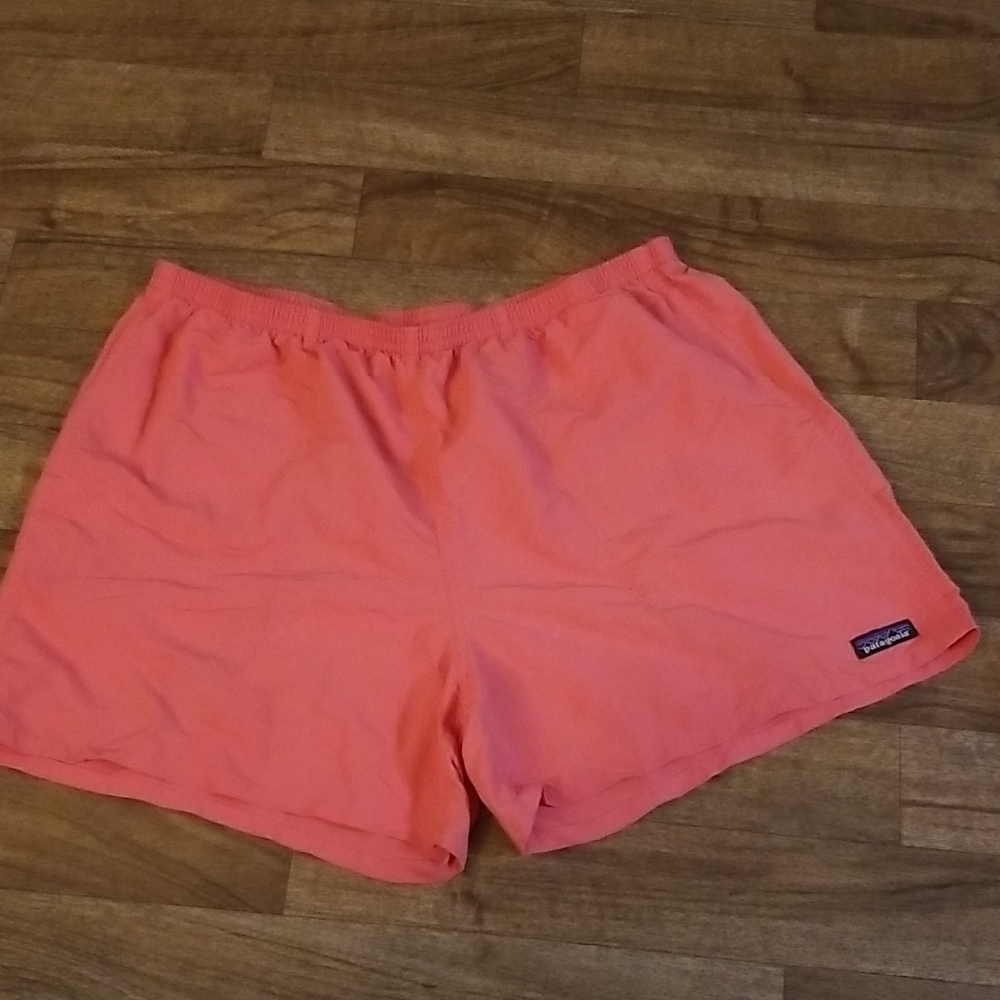 Patagonia men's Vibrant Coral Athletic Shorts